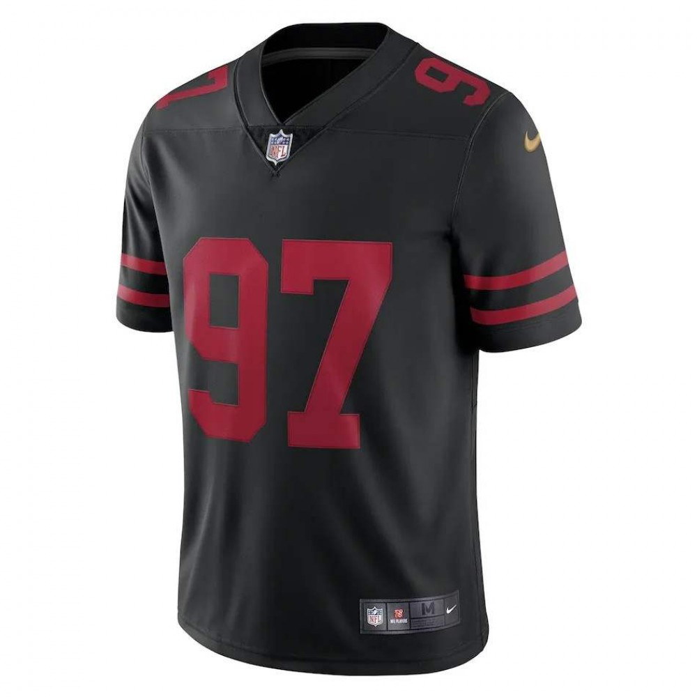Nick Bosa San Francisco 49ers Nike Vapor Limited Jersey - Black-GridironStore